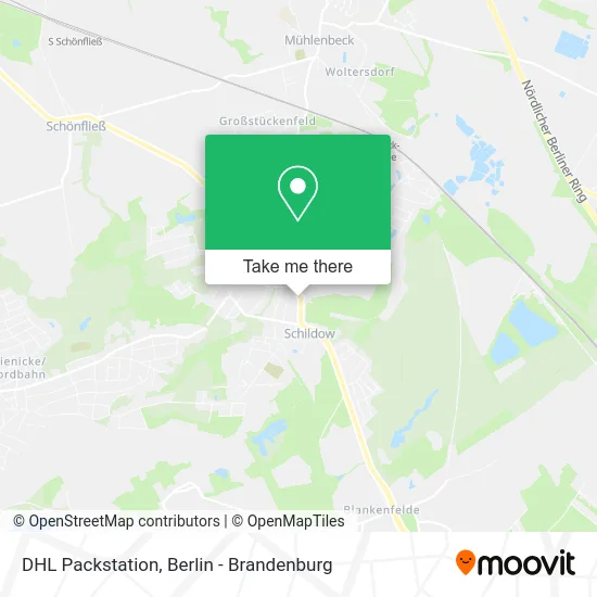 DHL Packstation map