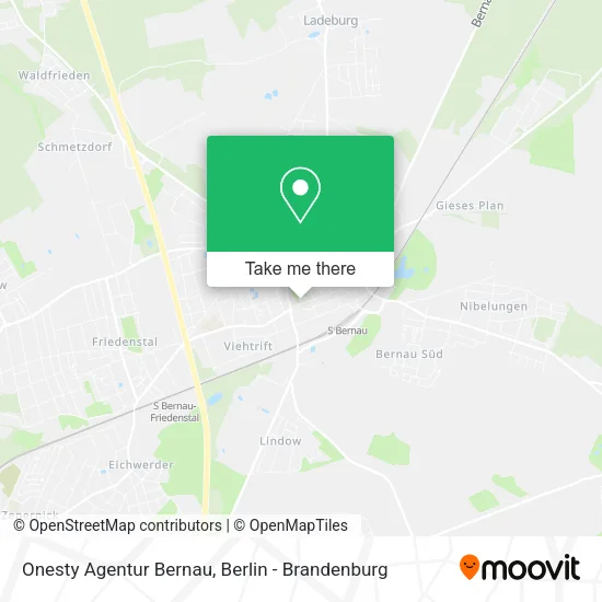 Onesty Agentur Bernau map