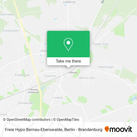 Freie Hypo Bernau-Eberswalde map