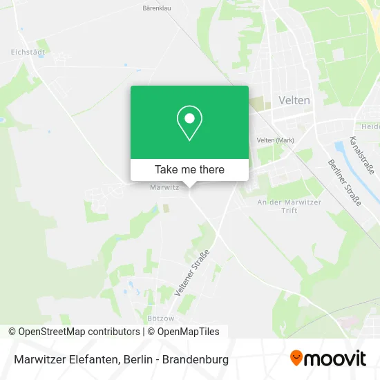 Marwitzer Elefanten map