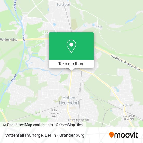 Карта Vattenfall InCharge