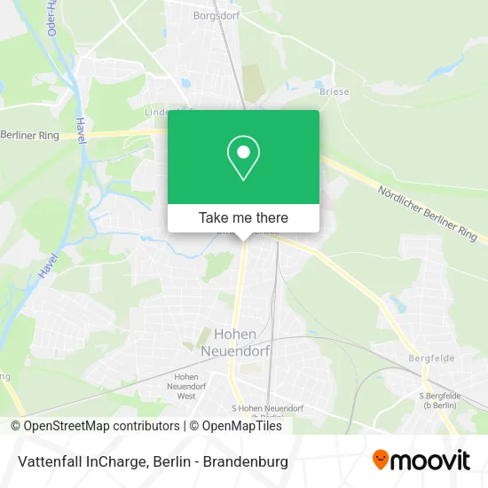 Карта Vattenfall InCharge