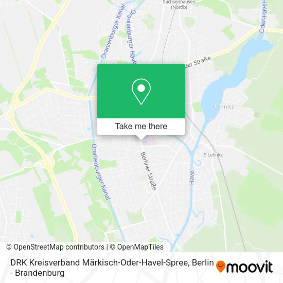 Карта DRK Kreisverband Märkisch-Oder-Havel-Spree