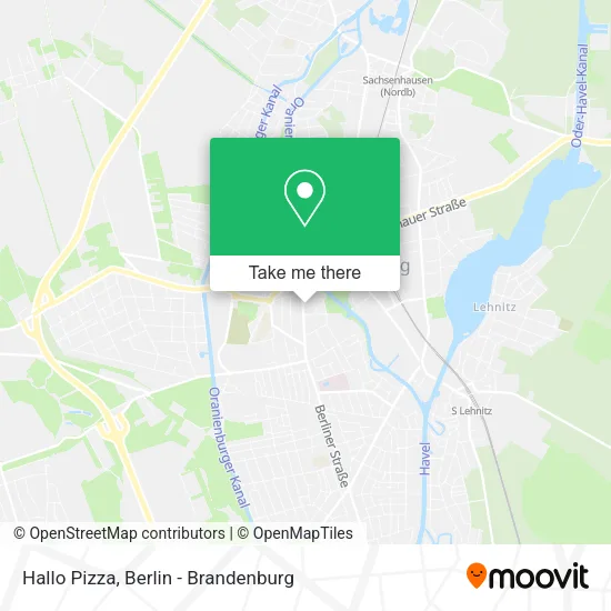 Карта Hallo Pizza