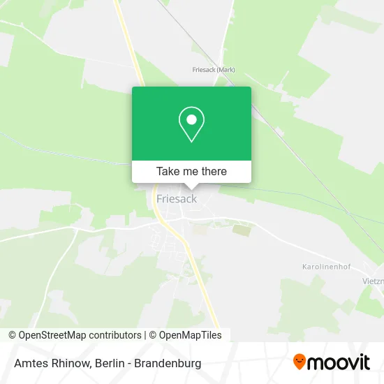 Карта Amtes Rhinow