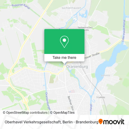 Карта Oberhavel Verkehrsgesellschaft