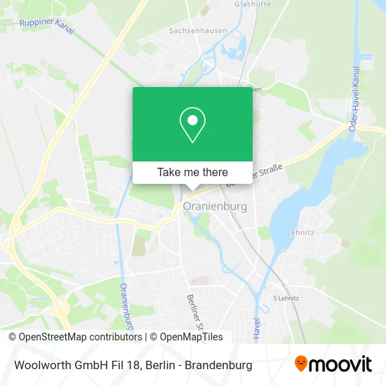 Woolworth GmbH Fil 18 map