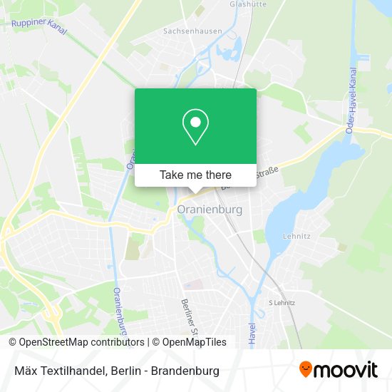 Карта Mäx Textilhandel