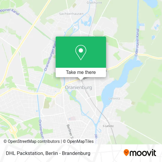DHL Packstation map