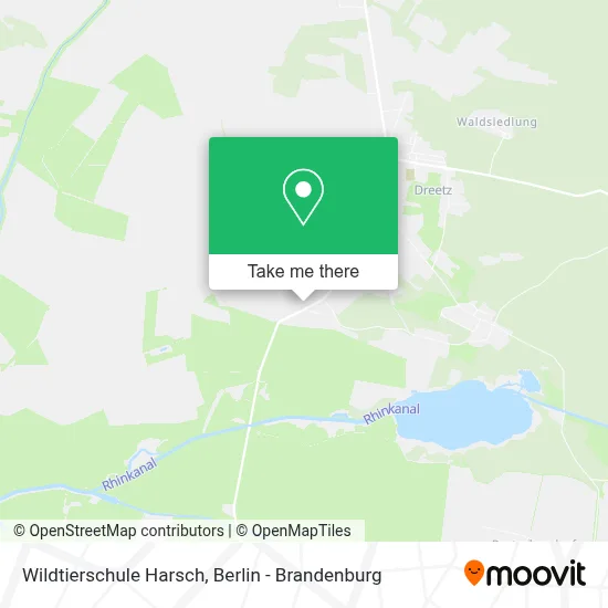 Wildtierschule Harsch map