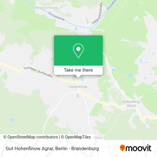 Карта Gut Hohenfinow Agrar