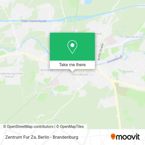 Zentrum Fur Za map