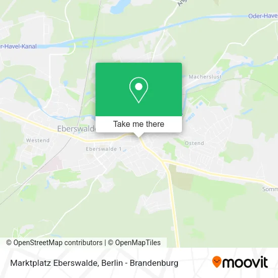 Marktplatz Eberswalde map