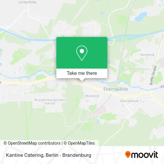 Карта Kantine Catering