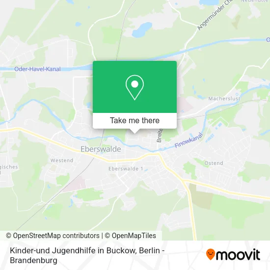 Kinder-und Jugendhilfe in Buckow map