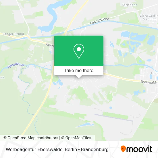 Werbeagentur Eberswalde map