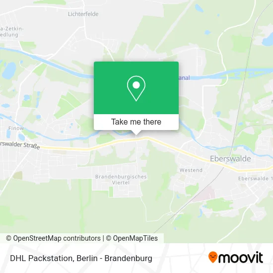 DHL Packstation map