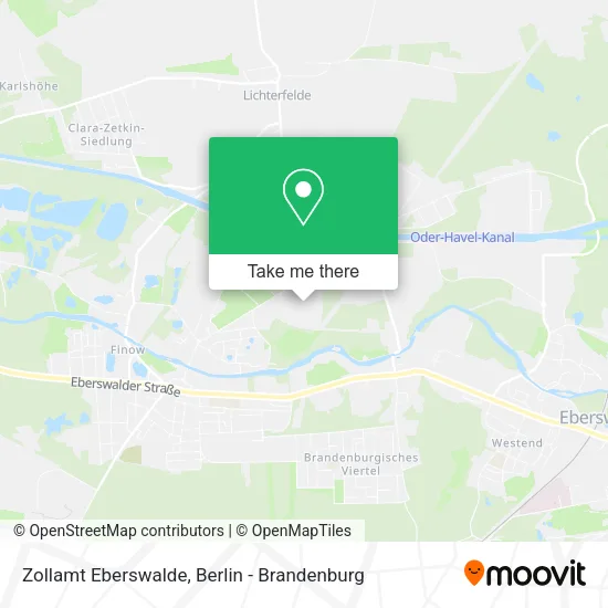 Карта Zollamt Eberswalde