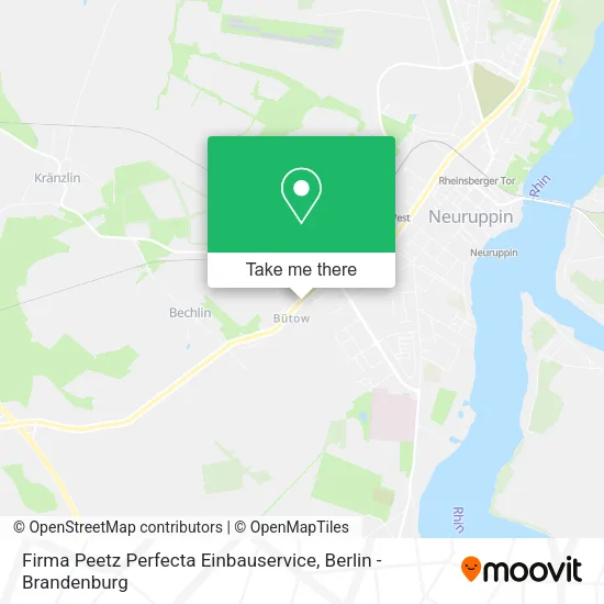 Карта Firma Peetz Perfecta Einbauservice