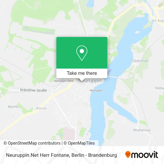 Карта Neuruppin.Net Herr Fontane