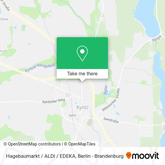 Карта Hagebaumarkt / ALDI / EDEKA