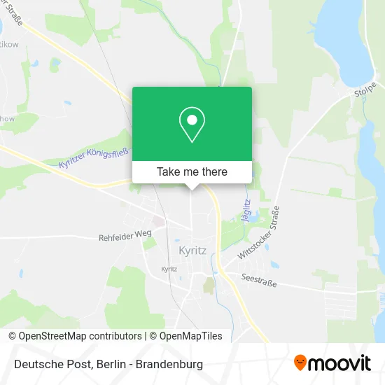 Карта Deutsche Post