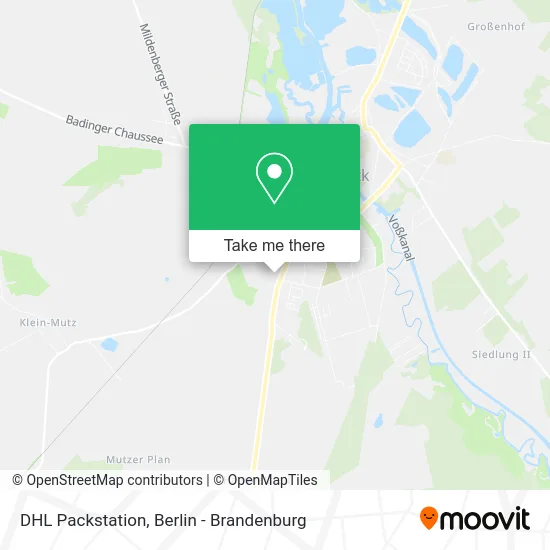 DHL Packstation map