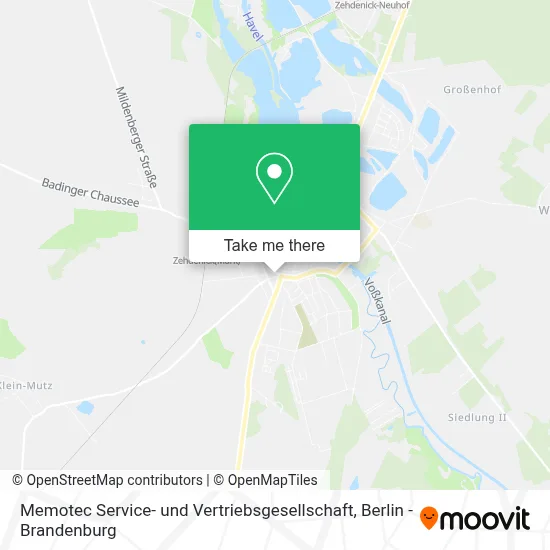 Memotec Service- und Vertriebsgesellschaft map