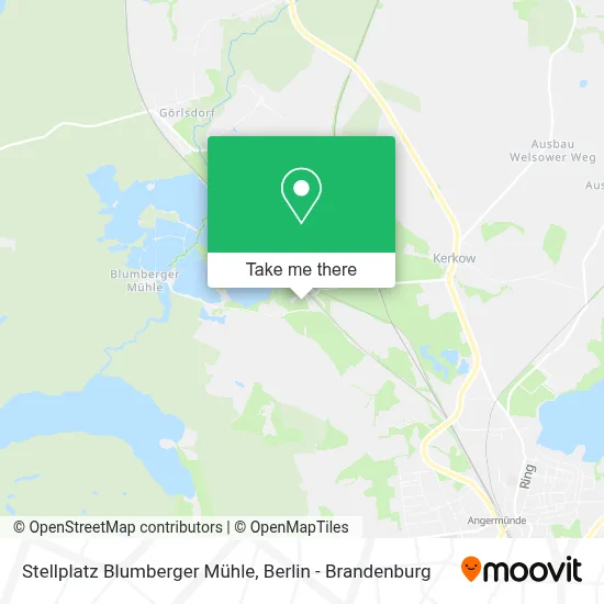 Stellplatz Blumberger Mühle map