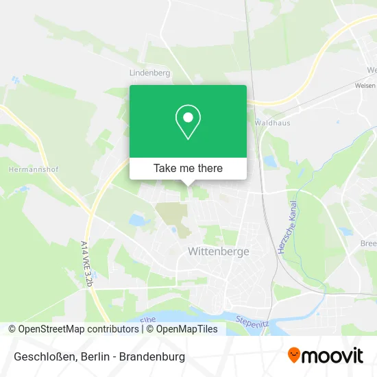 Карта Geschloßen