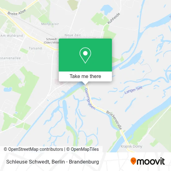Schleuse Schwedt map