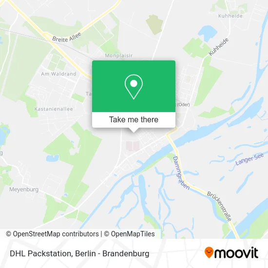 DHL Packstation map
