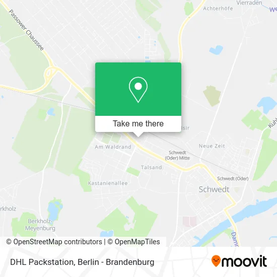 DHL Packstation map