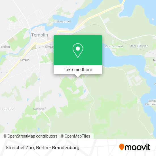 Streichel Zoo map