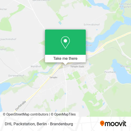 DHL Packstation map