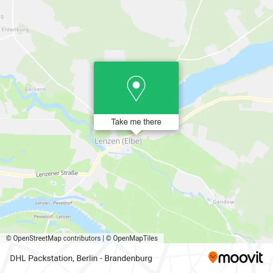 DHL Packstation map