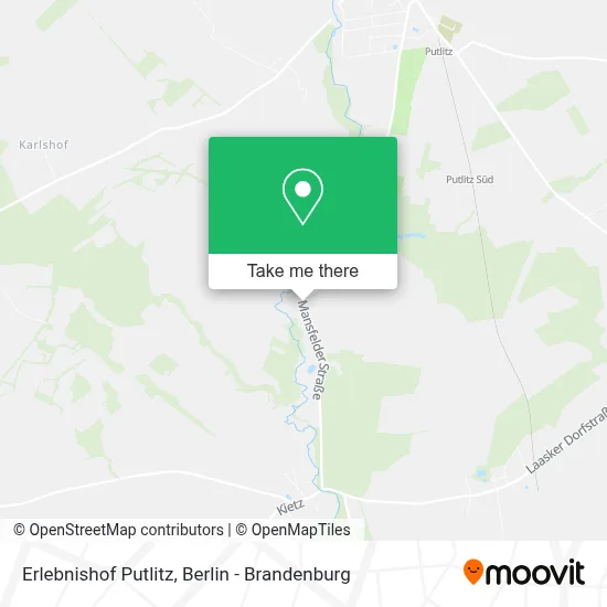 Erlebnishof Putlitz map