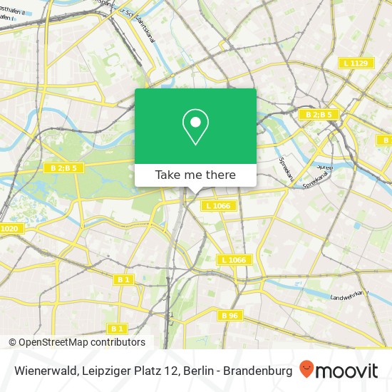 Карта Wienerwald, Leipziger Platz 12