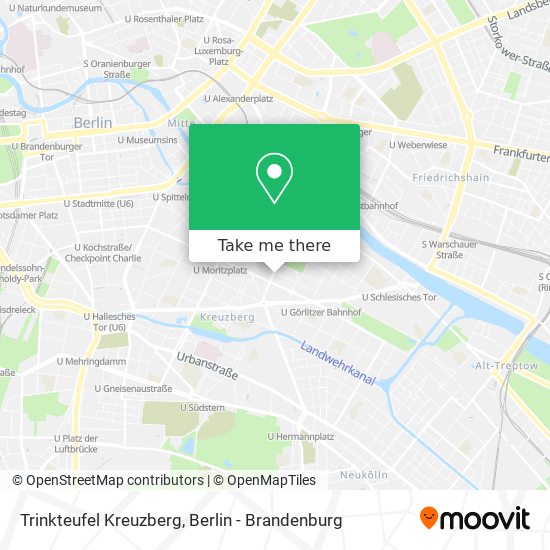 Trinkteufel Kreuzberg map