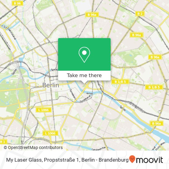 My Laser Glass, Propststraße 1 map