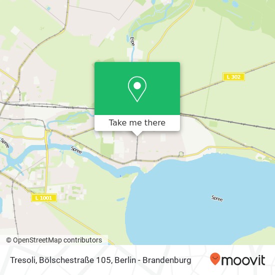 Карта Tresoli, Bölschestraße 105