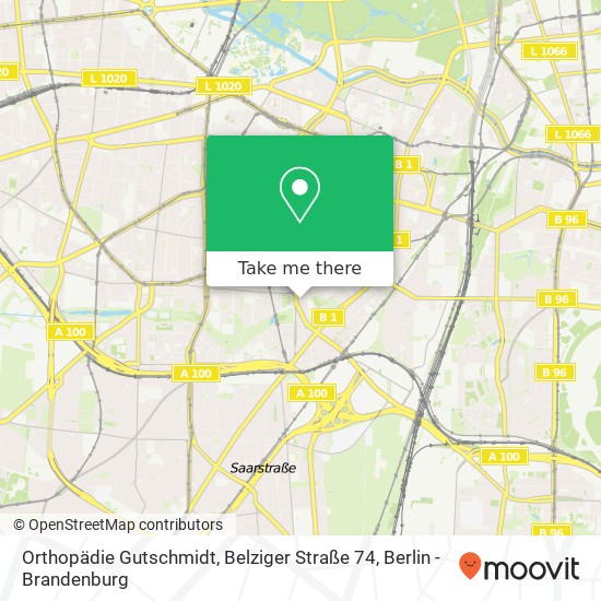 Orthopädie Gutschmidt, Belziger Straße 74 map