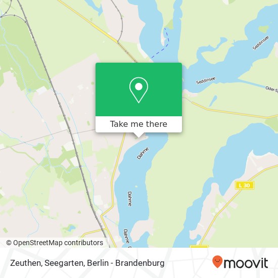 Карта Zeuthen, Seegarten