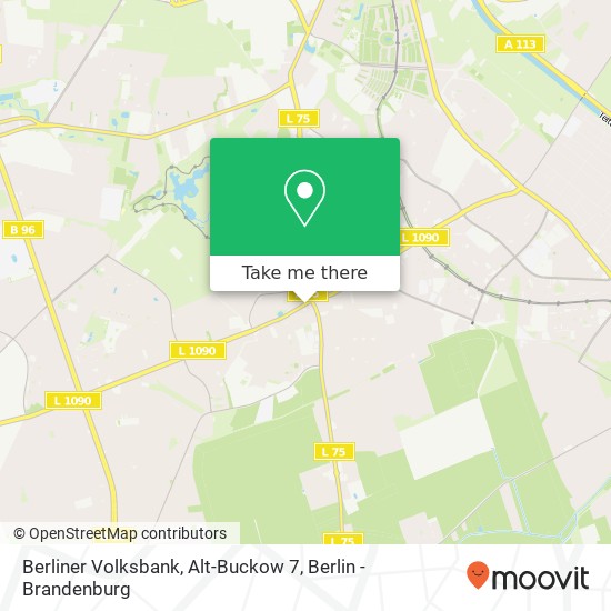 Berliner Volksbank, Alt-Buckow 7 map