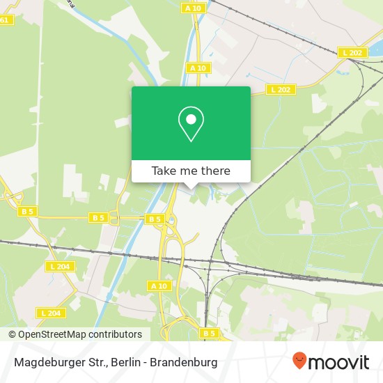 Magdeburger Str. map
