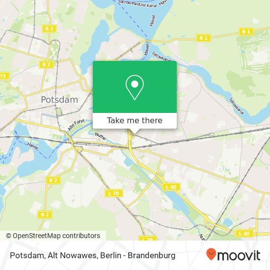 Potsdam, Alt Nowawes map