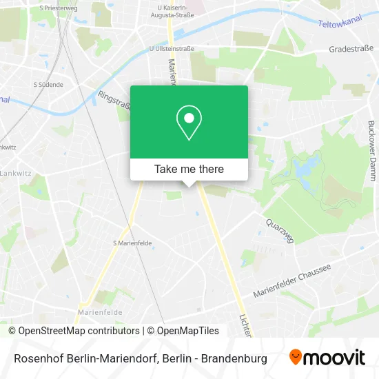 Карта Rosenhof Berlin-Mariendorf