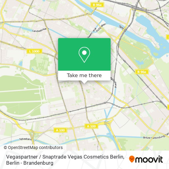 Карта Vegaspartner / Snaptrade Vegas Cosmetics Berlin