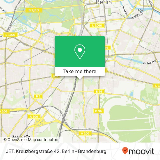 JET, Kreuzbergstraße 42 map