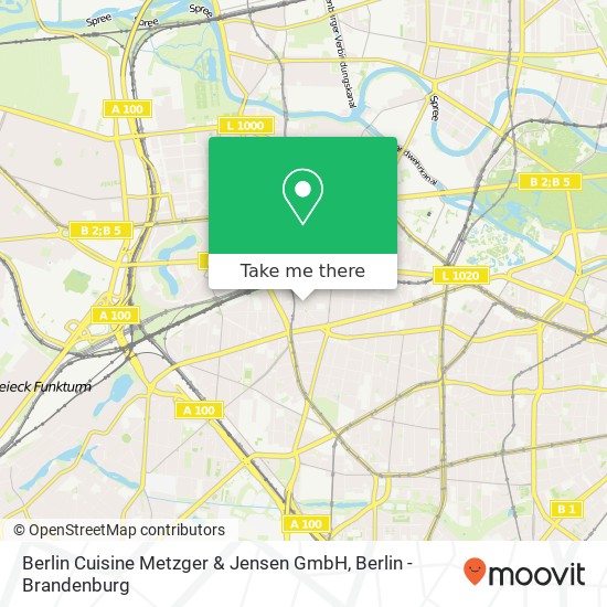 Карта Berlin Cuisine Metzger & Jensen GmbH